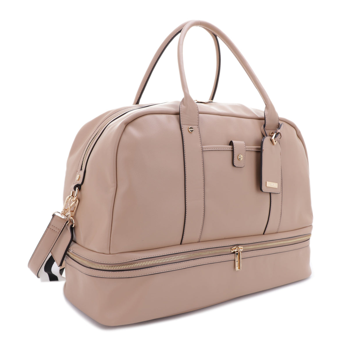 Riley Recycled Vegan Leather Weekender Bag